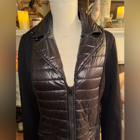 Renuar black long jacket. Used once EUC Size Medium - Picture 3 of 15